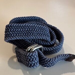 J. Crew Blue Woven Men's Belt